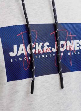 Sudadera Jack and Jones Cole gris para hombre