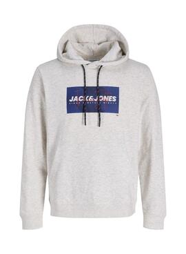 Sudadera Jack and Jones Cole gris para hombre