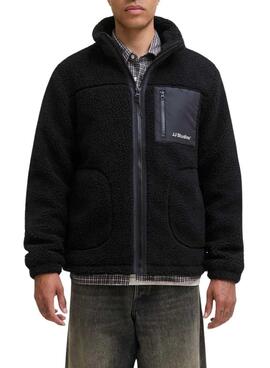 Chaqueta Jack and Jones Soho teddy negro para hombre
