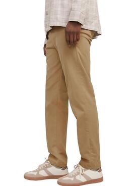 Pantalón Jack and Jones Kane chino beige para hombre