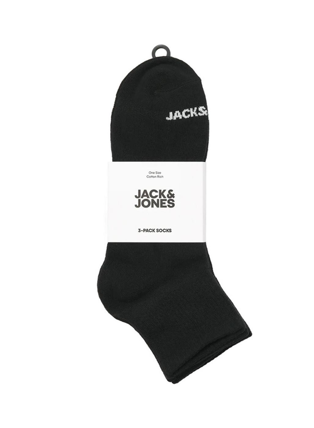 Pack calcetines Jack and Jones Cluca negro para hombre