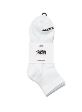 Pack calcetines Jack and Jones Cluca blanco para hombre