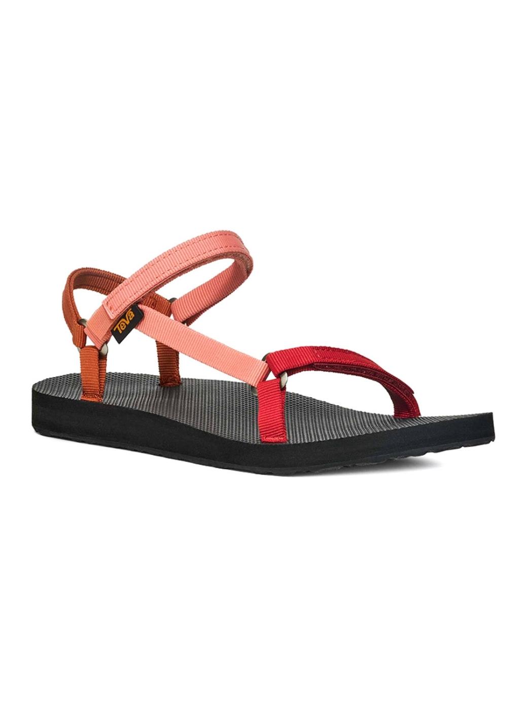 Sandalias Teva Universal slim rojo y rosa para mujer