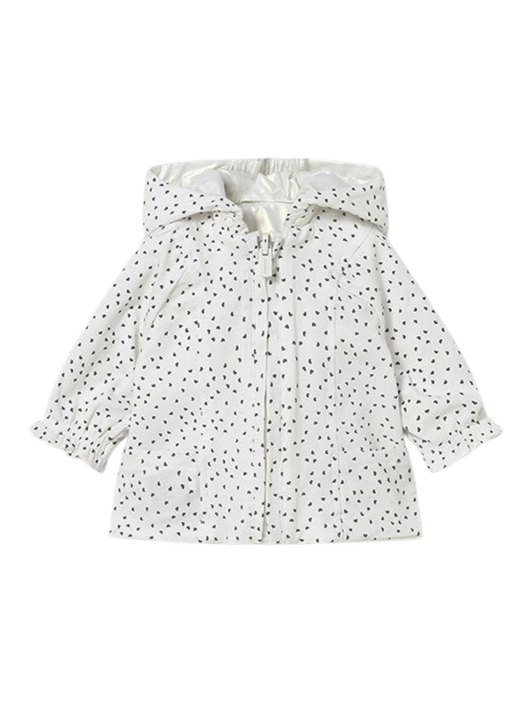 Cortavientos Mayoral reversible blanco para recién nacido