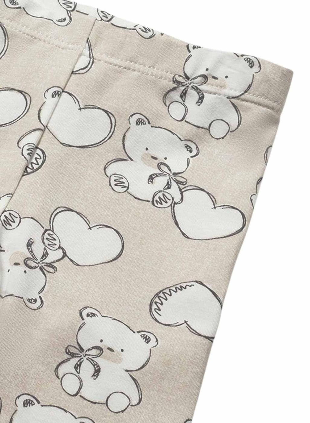 Conjunto de tres piezas Mayoral ositos crudo para recién nacida