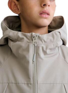 Chaqueta Mayoral cortavientos gris para niño