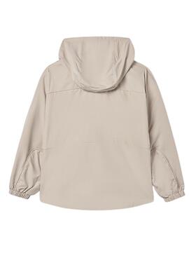 Chaqueta Mayoral cortavientos beige para niña