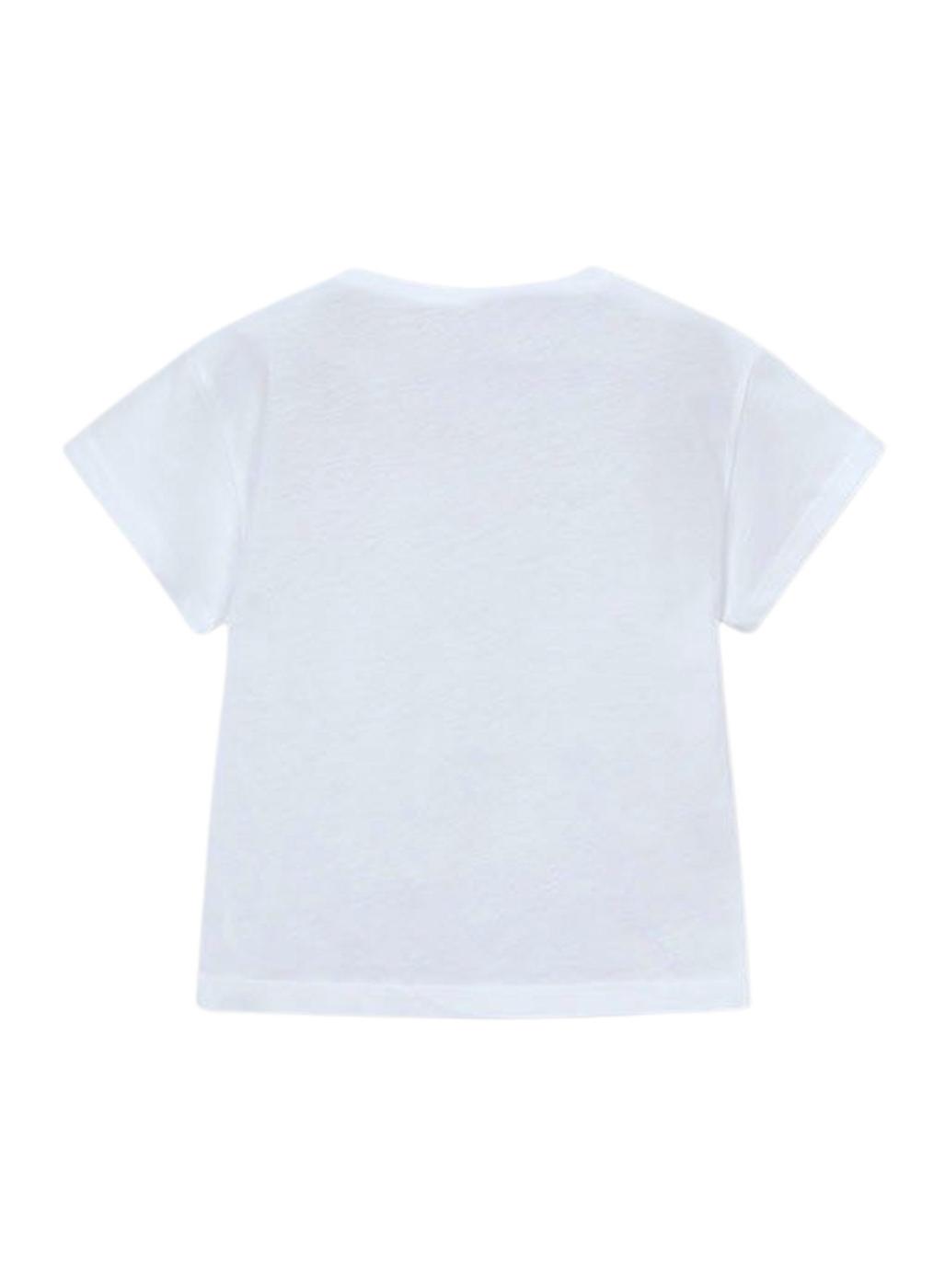 Camiseta Mayoral Girl blanco para niña