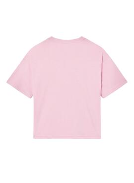 Camiseta Mayoral Cóctel rosa para niña