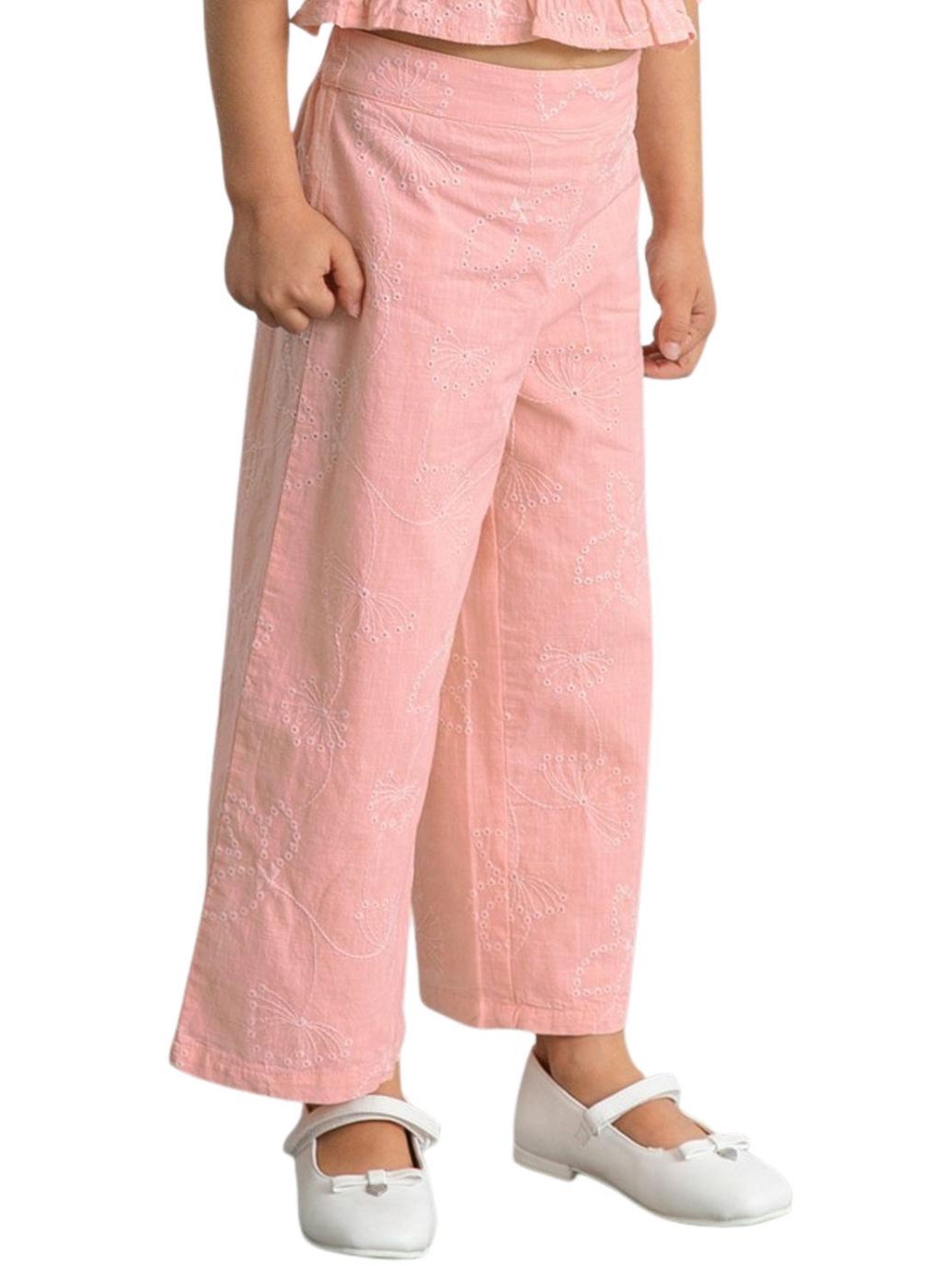 Conjunto Mayoral bordado rosa para niña