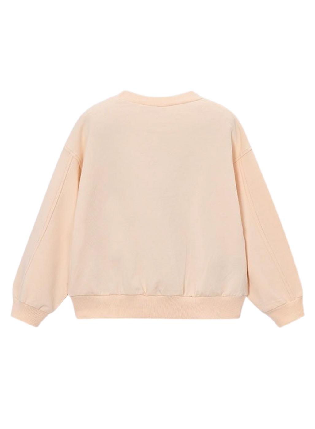 Sudadera Mayoral salmón para niña