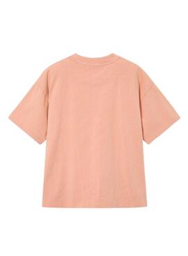 Camiseta Mayoral Búho Barcelona sol y playa coral para niño