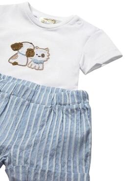 Conj pantalon corto y gorro Cielo