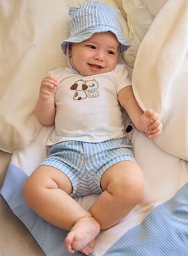 Conj pantalon corto y gorro Cielo