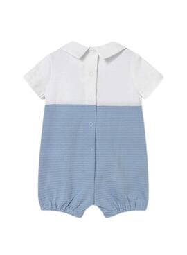 Pelele Mayoral perro azul cielo para bebé niño