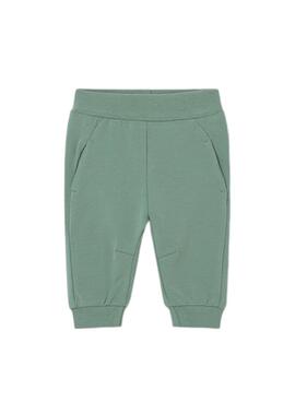 Conjunto Mayoral tres piezas globo verde para bebé