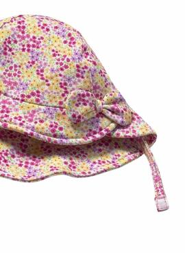 Bañador Mayoral estampado floral multicolor con gorro para bebé