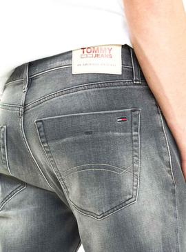 Pantalon Vaquero Tommy Jeans Scanton Heritage Gris