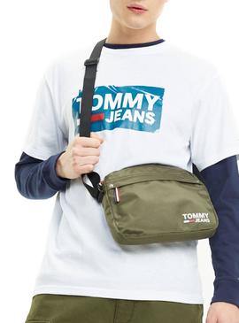 Riñonera Tommy Jeans Cool City Verde Hombre 