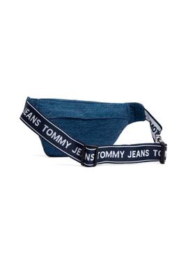 Riñonera Tommy Jeans Logo Tape Azul Hombre