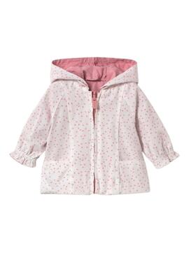 Chaqueta Mayoral rosa reversible para bebé