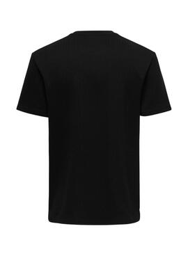 Camiseta Only Strey negro para hombre