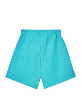 Short Mayoral turquesa para niña