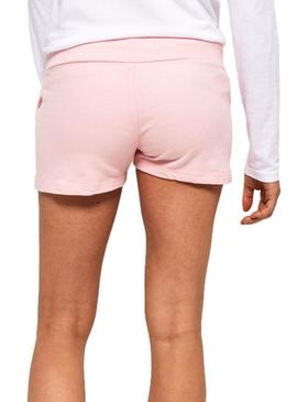 Short Superdry Track Lite Rosa Mujer