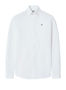 Camisa Silbon oxford blanco para hombre