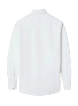 Camisa Silbon oxford blanco para hombre