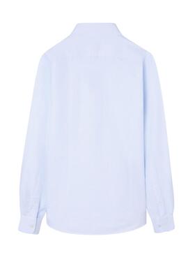 Camisa Silbon Sport oxford rayas azul para hombre