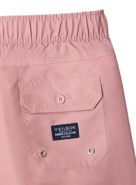 Bañador Silbon básico rosa para hombre