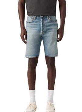 Bermudas Levis 501 denim para hombre