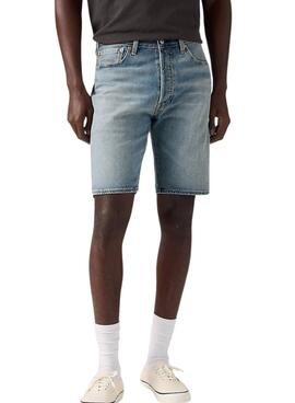 Bermudas Levis 501 denim para hombre