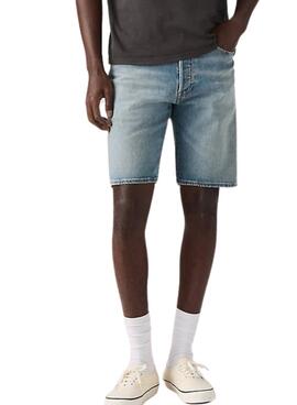 Bermudas Levis 501 denim para hombre