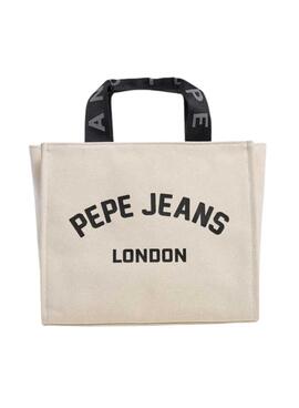 Bolso Pepe Jeans Trisha beige para mujer