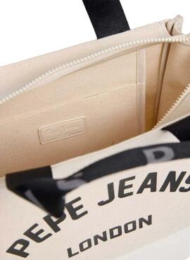 Bolso Pepe Jeans Trisha beige para mujer