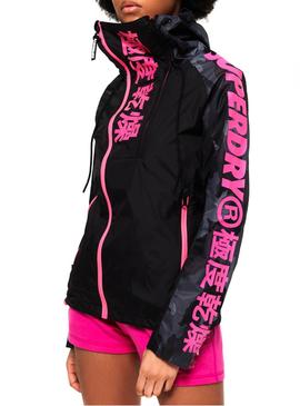 Cazadora Superdry Japan Edition Negro Mujer