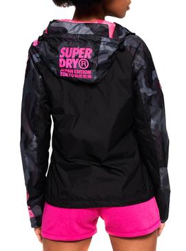 Cazadora Superdry Japan Edition Negro Mujer