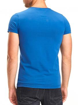 Camiseta Tommy Jeans Stretch Azul Hombre