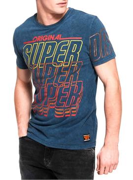 Camiseta Superdry Spectrum Azul Hombre