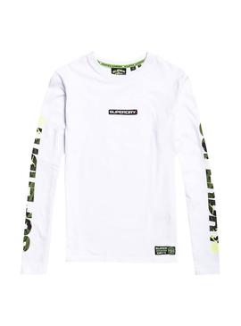 Camiseta Superdry Trophy Blanco Hombre