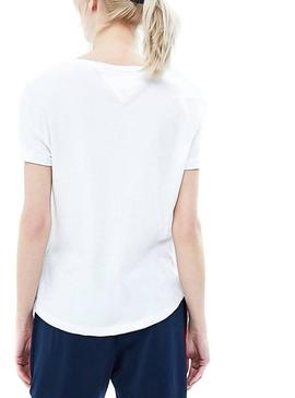 Camiseta Tommy Jeans Soft Blanco para Mujer