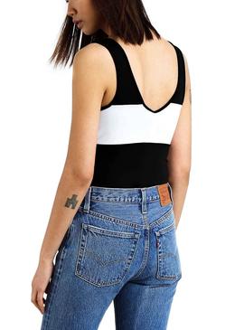 Body Levis Colorblock Negro Mujer