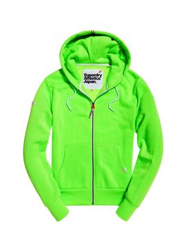 Sudadera Superdry Neon Verde Hombre
