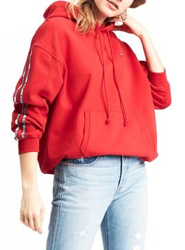 Sudadera Levis Unbasic Rojo Mujer 