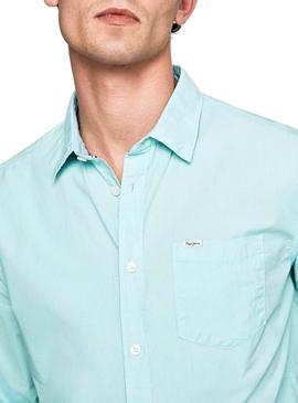Camisa Pepe Jeans Ethan Turquesa Hombre