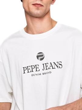 Camiseta Pepe Jeans Dorset Blanco Hombre