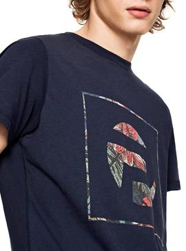 Camiseta Pepe Jeans Ealing Marino Hombre