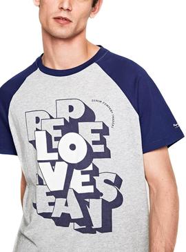 Camiseta Pepe Jeans Owen Gris Hombre